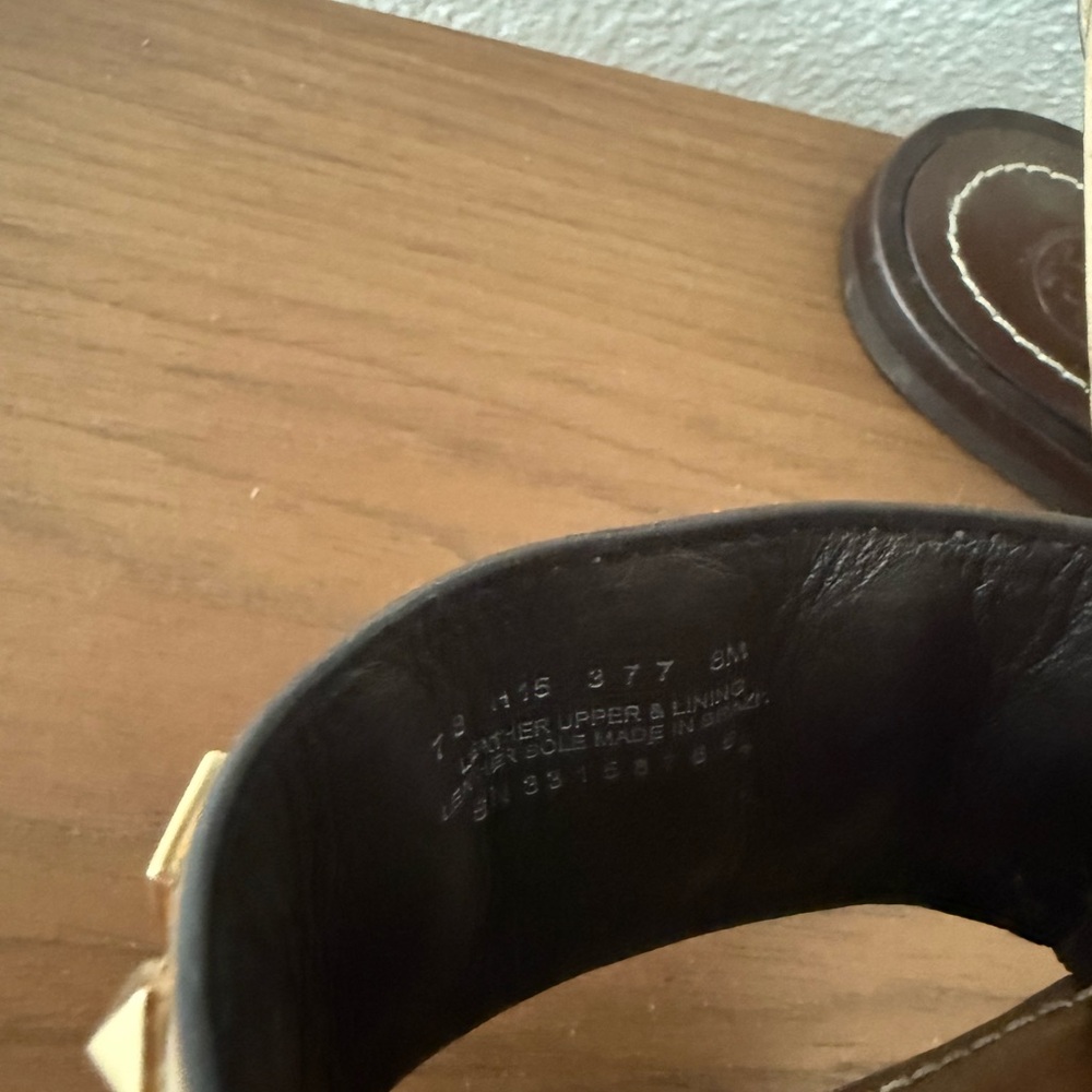 Tory Burch leather embelished sandals - Picture 4 of 5